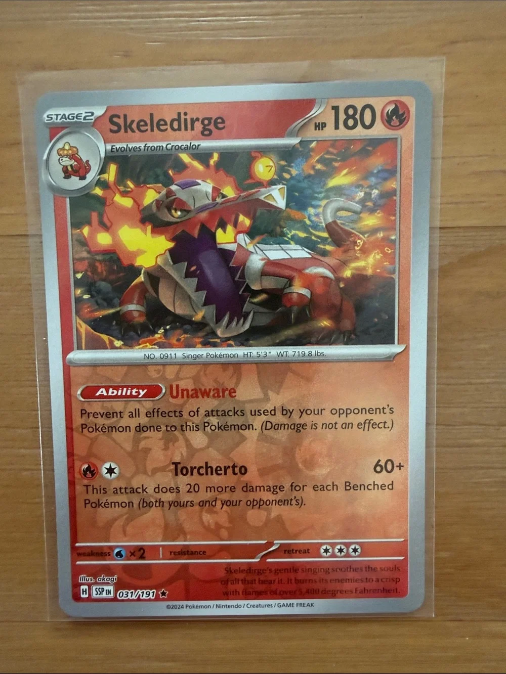 Fuecoco & Skeledirge Pokémon Lot | 4 Cards | Reverse Holo ✨5/$25✨